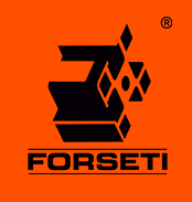 Logotipo Forseti, componentes industriais